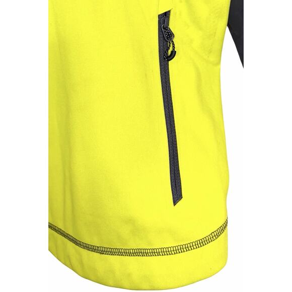 Salomon 1/4 Zip Performance Pullover Advanced Skin Shield Neon Reflective Sz L - Picture 4 of 8